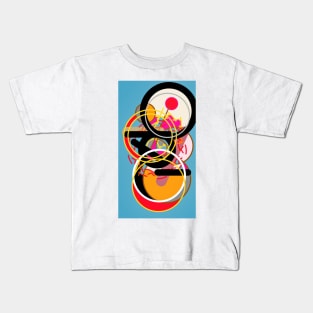 Expressive automatism abstract 7999 Kids T-Shirt